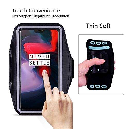 Shopbug SPORTS Arm Band for Karbonn Titanium High 2 S203, Sparkle V, Titanium S205 Original Sports Arm Belt with Adjustable Workout Band for Gym Running Jogging and Waterproof Washable Mobile Holder Gaming Arm Band for Fitness Gym Outdoor Sports Cycling Anti-Slip Ultra Light Weight Armband Mobile Holder -(ARM BAND,BLACK) 6