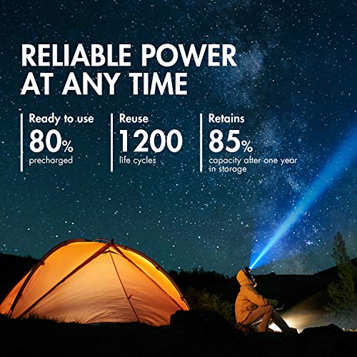 Tenergy Batteries and Charger Bundle, TN162 8-Bay Smart LCD AA/AAA NiMH/NiCd Charger + 8xAA and 8xAAA Premium NiMH Rechargeable Batteries… 6