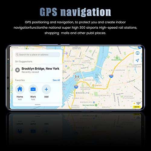 X70 Pro Smartphone LED Screen 6.1 Inch HD Android 10.0 Phone Smartphone,B 5