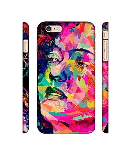 Amazon Brand - Solimo Designer Multicolor Lady Vector 3D Printed Hard Back Case Mobile Cover for Apple iPhone 6 Plus / 6S Plus 3