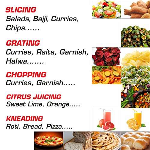 Vidiem MG 616 A Tusker ADC 750 Watts Mixer Grinder with 4 Jars Kitchen Appliances 5