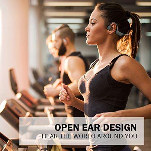 Bone Conduction Headphones, Open-Ear Wireless Sports Headsets Bluetooth 5.0 Light Weight Bone Conduction Headphones for Sports. 4