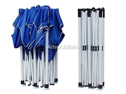 Invezo Gazebo Tent (35 kgs, Blue) with 3 Sided European Covers, Cover Bag, Portable & Foldable/Outdoor/Advertising Gazebo Canopy Tent 2 Mins Installation 5