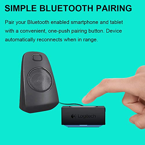 Bluetooth Audio Adapter for Speakers and Music Streaming Sound System, Logitech Wireless Audio Receiver Works with Smart Phones and Tablets (New Version) 3