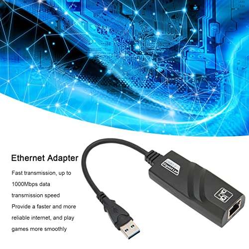 USB C to Ethernet Adapter, USB Type C to RJ45 1000Mbps Network LAN Wired Ethernet Adapter Compatible with Windows 10,8.1,8,7,XP,Vista, Mac OS 10.5 to 10.10,10.11, Linux,OS X 3