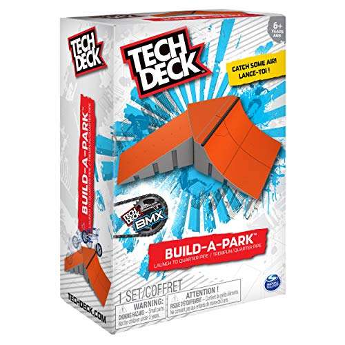 Tech Deck - Build-A-Park - Launch to Quarter Pipe (Red) 5
