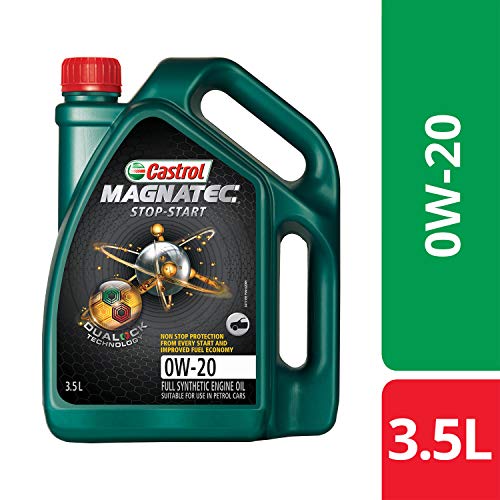 Castrol MAGNATEC STOP-START 0W-20 Full Synthetic Engine Oil for Petrol Cars (3.5L) 2