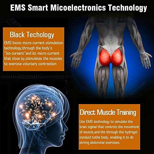 Abs Stimulator Electric Hips Trainer,Hip Trainer,Electronic Backside Muscle Toner, Smart Wearable Buttock Ab Stimulator for Men Women,Slimming Machine 5