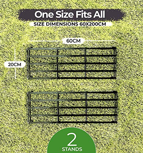 Bloomingdale Nordic Plant Stand/Pot Stand Heavy Duty Iron. Ideal Pot Stands for Plants in Balcony, Home Decor, Indoor and Outdoor Use Gamla Stand (Pack of 2) 4