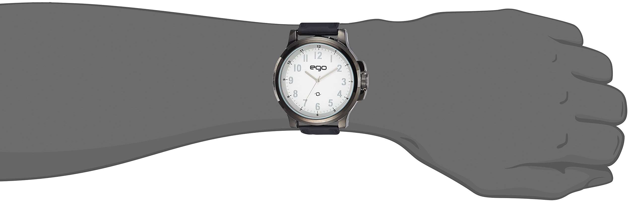 Ego by Maxima Analog White Dial Men's Watch-E-01196PAGB 5