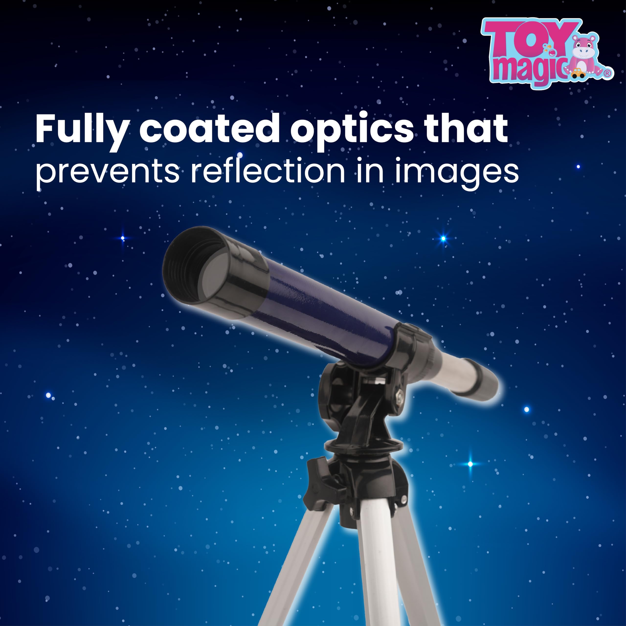 ToyMagic Telescope 300 30|Lightweight Beginner's Telescope with 30x Magnification|Easy Setup with Tabletop Tripod for Terrestrial Observation | Ideal for Kids and Adults Exploring Nature and Astronomy 6