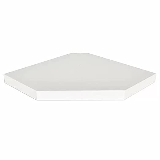 PREDELLA Wooden Corner/Wall Mount/Wall Shelf/Rack/Hanging Shelf/Decor/Gift Item/ Set of 2 (White) 5