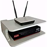 FireBees Set top Box Stand| Wall Shelf| Wall Mount| Wall Bracket| Wall Rack| Wall Mounted Stand| Wall Holder| TV Unit Wooden| TV Unit Shelf| TV Unit Rack| TV Unit Wall Mount| TV Units| (White) 4