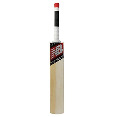 new balance TC 590 English-Willow Short Handle Cricket Bat with Bat Cover (2019-20 Edition) - Full Size, Multicolour 3