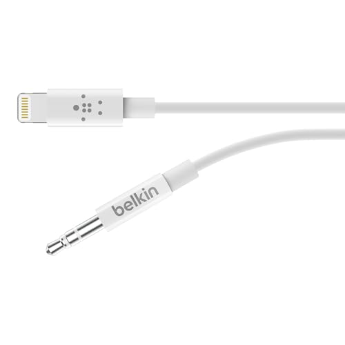 Belkin Speaker and Headphone Splitter, 3.5mm Audio Jack Adapter, Dual Audio Output for Earbuds, Headphones, and Speakers for Sharing Music & Videos, Compatible with iPhones, Laptops, & Tablets - White 4