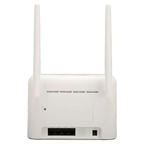 Wireless Router, 300Mbps WiFi 4G LTE CPE Router, WiFi Internet Router with Network Cable, for Strong Signal Desktop Computers Monitors 6
