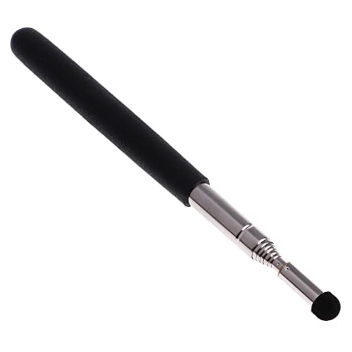 Tiuimk 1 Meter Long Felt Tip Pointer - 12mm Black, Retractable & Extendable Teaching Aid for Whiteboard 1