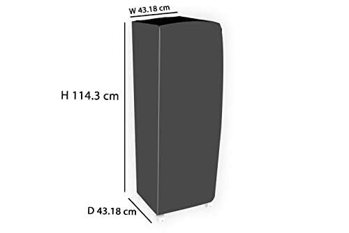 The Furnishing Tree Air Cooler Cover compatible for Kenstar Personal 35 Ltr Tower Cooler, Ployester, Coffee 4