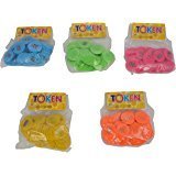 Plastic Numerical Token/Coins Pack of 500 to 1000
