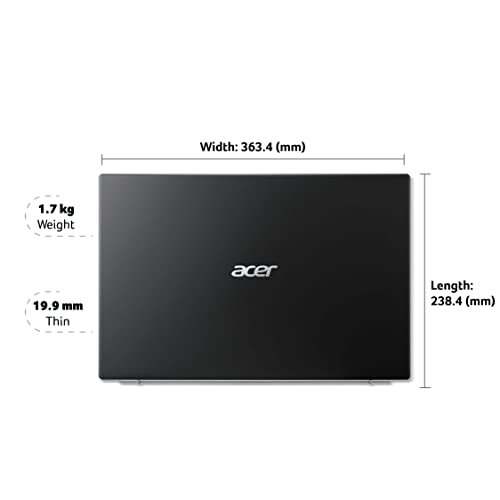Acer Extensa 15 Lightweight Laptop Intel Core i3 11th Gen Processor - (8 GB/ 512 GB SSD/Windows 11 Home/ 1.7kg/ Black/Elevated Hinge Design) EX215-54 with 39.6 cm (15.6 inches) FHD Display 3