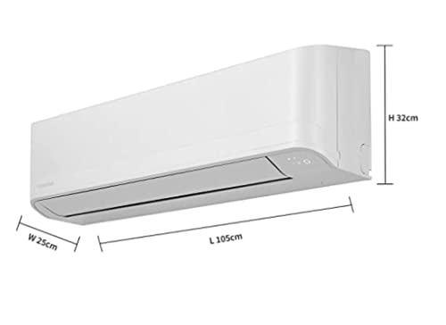 TOSHIBA 1.5 Ton 5 Star Inverter Wifi enabled Split AC (Copper, RAS-18U2KCVSG, Gloss White) 2021 Model 2