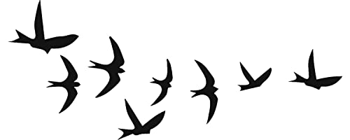 Inkbox Temporary Tattoos - Pajaros - Kit Semi Permanent Tattoos - Includes Primer Wipe and One 5x2in Tattoo with For Now Ink. Applies in 1-2 Minutes. Lasts 1-2 Weeks. Birds Design 3