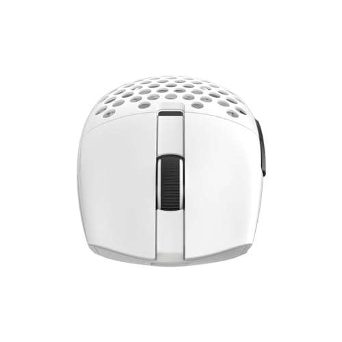 FANTECH ARIA XD7 Wireless Gaming Mouse Pixart 3395 Gaming Sensor 26000 DPI, HUANO Switches, Super Lightweight 59 Grams and Ambidextrous Egg Shape, 3 Mode Connectivity, White 6