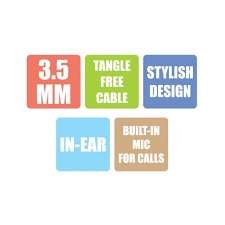 Zebronics ZEB-EM950 Earphone with Mic (Orange) 3