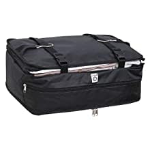 Kitwe Portable Hanging Travel Shelves Bag Multiple Compartments Packing Cube Organizer Space Saver Suitcase Storage Large Capacity Travel Luggage Organizer 4