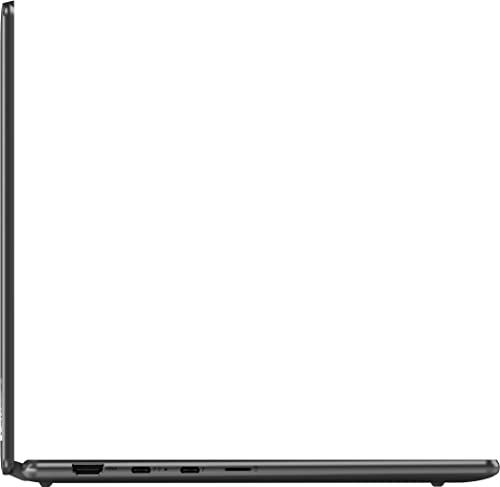 Lenovo ENOVO Yoga 7i 2-in-1 Laptop 14'' 2.2K Touchscreen12th Core i7-1255U Iris Xe Graphics 16GB RAM 512GB SSD WI-FI 6E Thunderbolt 4 Backlit KB w/ FP Windows 11 RATZK 32GB USB, Storm Grey, (82QE) 6
