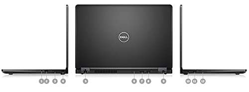 (Renewed) Dell Latitude Laptop E5470 Intel Core i5 6th Gen. - 6200u Processor, 8 GB Ram & 1 TB SSD, 14.1 Inches HD Screen Notebook Computer 3