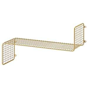 IKEA SVENSHULT Wall Mounted Mesh Net Shelf for Books & Home Decor | Gold (60 x 20 cm) 1