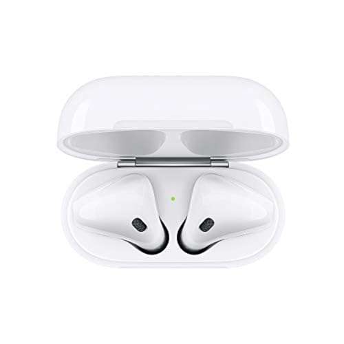 Apple AirPods Wireless Ear Buds, Bluetooth Headphones with Lightning Charging Case Included, Over 24 Hours of Battery Life, Effortless Setup for iPhone 4