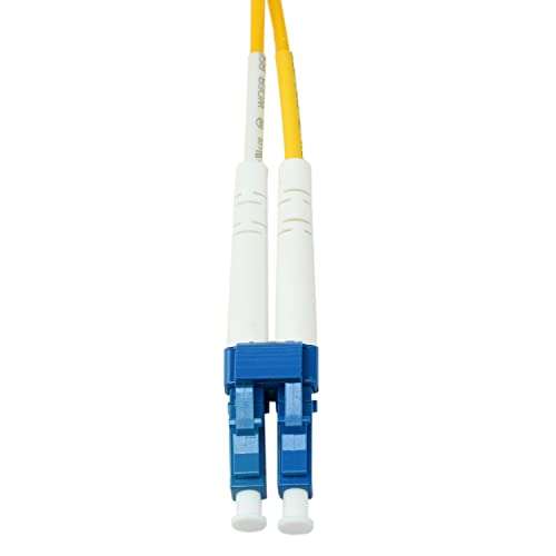 3M LC to LC OS2 Fiber Optic Patch Cable Singlemode Duplex Optical Patch Cord 9/125µm Fiber Optic Cable LC-LC DX 3 Meter (9.8ft) 3
