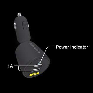 Capdase Revo G2 Dual USB Car Charger for iPod/iPhone/Smartphones (White) 3