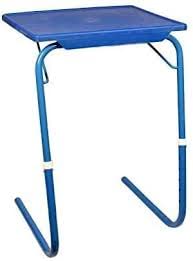 Table Magic Multipurpose Laptop Table Mat Finish Top Work Home Study Blue 3