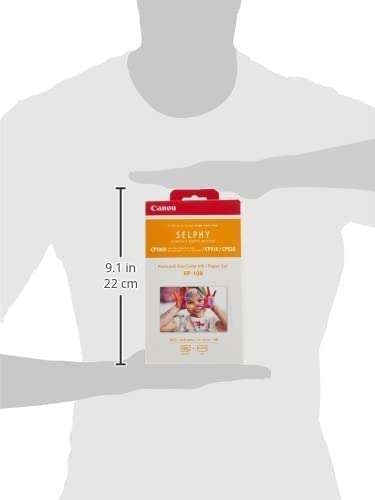 Canon RP-108 Color Ink/Paper Set, Compatible with Selphy CP910/CP820/CP1200/CP1300/CP1500 3