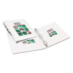 (3 Pack Value Bundle) AVE17012 Durable View Binder with Slant Rings, 11 x 8 1/2, 1 Capacity, White 3