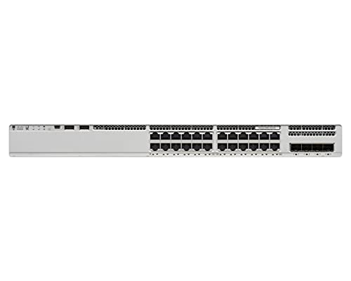 Cisco Catalyst 9200 C9200L-24T-4G Layer 3 Switch - 24 x Gigabit Ethernet Network, 4 x Gigabit Ethernet Uplink - Manageable - Twisted Pair, Optical Fiber - Modular - 3 Layer Supported 1