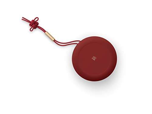 Bang & Olufsen Beosound A1 2nd Gen Portable Wireless Bluetooth Speaker with Voice Assist & Alexa Integration, 3 Microphones for Great Call Quality,IP 67 Dustproof and Waterproof, Lunar Red 5