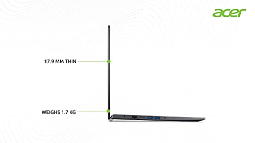 Acer Aspire 5 Intel Core i5 11th Generation 39.62 cm (15.6") - (8 GB/512 GB SSD/Windows 10 Home/NVIDIA GeForce MX350 /1.7Kg/Black) A515-56 6