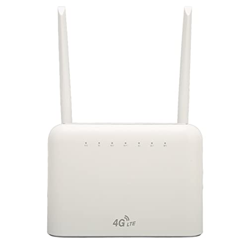 Wireless Router, 300Mbps WiFi 4G LTE CPE Router, WiFi Internet Router with Network Cable, for Strong Signal Desktop Computers Monitors 1