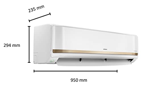 Hitachi 1.5 Ton 3 Star ice Clean Xpandable Plus Inverter Split AC (100% Copper, Dust Filter, 2024 Model, iZen 3400FXL, R32-RAS.G318PCBISF, Dual Gold) 2
