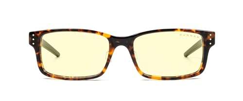 GUNNAR Gaming and Computer Eyewear/Havok, Amber Tint - Patented Lens, Reduce Digital Eye Strain, Block 65% of Harmful Blue Light 1