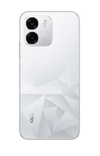 OPPO K14 5G Smartphone, Prism White, 6GB RAM, 128GB Storage, 7000 mAh Battery, 45W Fast Charge 2