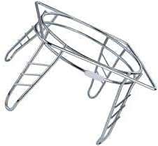 SPRADE Stainless Steel Water Pot and Matka Stand Pot Kitchen Rack Chrome Plated Plant Pot Stand for Kitchen 6