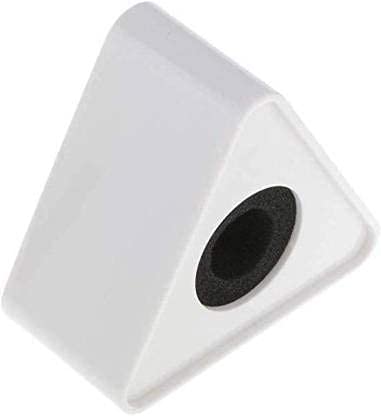 MIC ID Interview Mic Logo Station for News Mic Microphone etc. Pack of 2 Mic Logo Station (White) 3