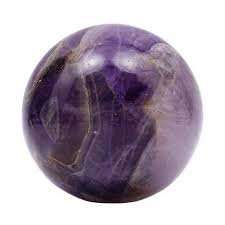 Crystal Agate ®Amethyst Ball Ametrine Crystal Purple Yellow Natural Mosaic Healing Sphere 2" 3