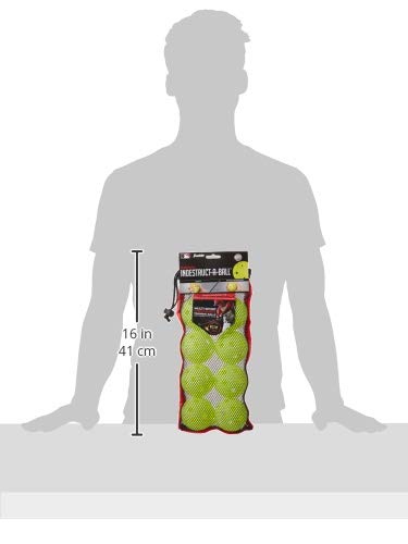 Franklin Sports Plastic Baseballs - Indestruct-A-Ball Plastic Batting Practice Baseballs - Plastic Training Balls - MLB Official Size - Yellow - 6 Pack, 9 inch (Baseball) 3