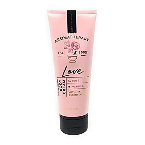 Bath and Body Works Aromatherapy LOVE - ROSE + VANILLA Body Cream 8 Ounce 1